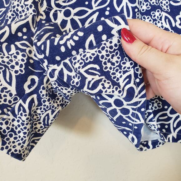 Bill Blass Floral High Waisted Mom Shorts Vintage 90s Size 12 - Picture 3 of 12